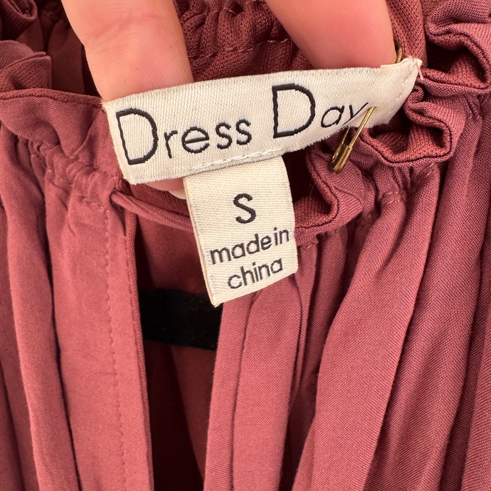 Dusty Brick Maxi Cut Out Dress - Picture 6 of 10